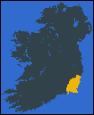 Map of Ireland showing County Wexford