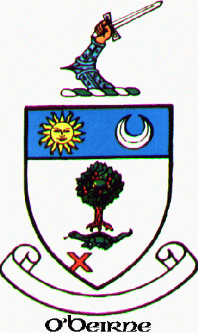 The O'Beirne family crest (large)